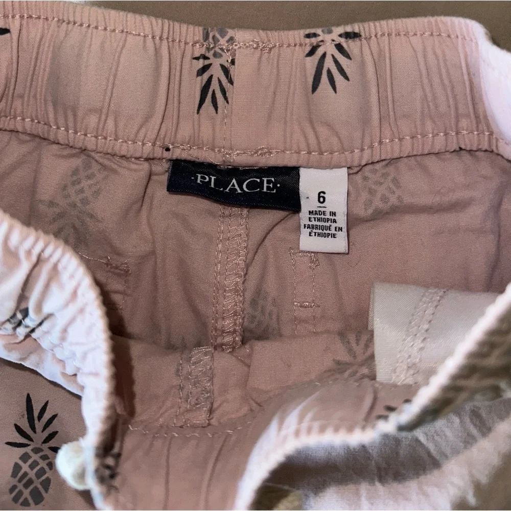 NWOT Trendy Pink Pineapple Print Shorts Boys Size 6 Little Boys Board